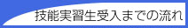 技能実習生受入までの流れ